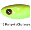 Strikezone Peek-A-Boo Weight 1/4 Pumkin/Chart