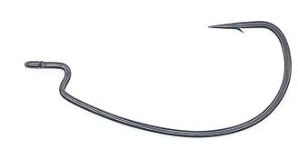 Hayabusa WRM956 Wide Gap Offset Hook 5/0, NRB 4ct