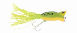 Arbogast Hula Popper 3/8oz Frog Yellow Belly