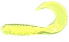 Action Bait 3in Curly Grubs 25pk Chartreuse