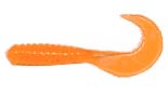 Action Bait 3in Curly Grubs 25pk Orange