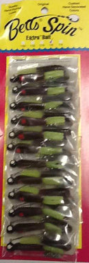 Betts Spin 1/8 Pumpkin Chartreuse 12/cd