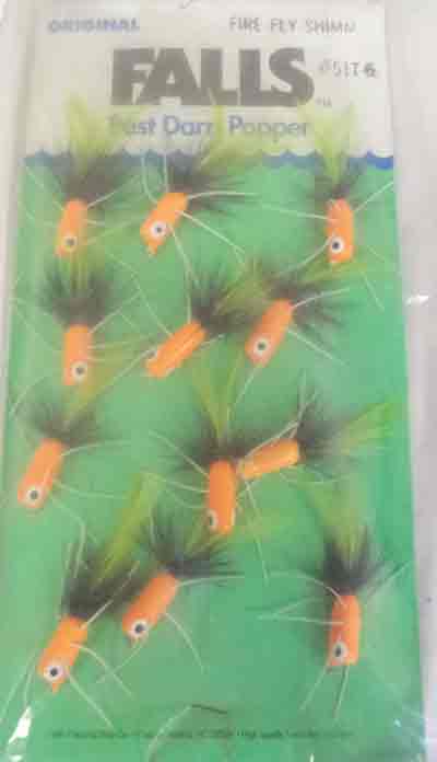 Betts Falls Fly Fluorescent Orange Size 10 12/card