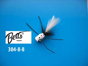 Betts Bee Pop White Speck-Black/White Size 8