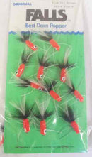 Betts Falls Fly Orange/Black Size 8 12/card
