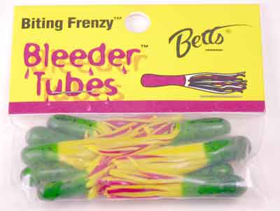 Betts Bleeder Tubes 1.5in 10ct Green/Yellow/Red