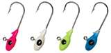 Bobby Garland Mo Glo Jig Head 1/16oz 10ct Chartreuse Glo