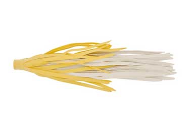 H&H Rubber Skirts Large 3ct Yellow/White