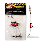 BnM Catfish Gear 3-Way Bumping Swivels 3ct