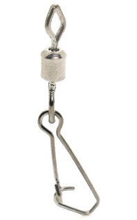 Mustad Rolling Swivel Diamond Eye & Snap Black Size 8 10ct