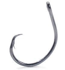 Mustad Demon Perfect Circle Black Nickle 2ct Size 9/0