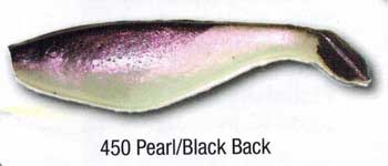 Luckie Strike Shad Minnow MC 4" 50ct Pearl Orange/Black Back