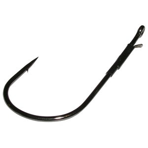 Gamakatsu Heavy Cover Worm Hook Black Size 4/0 4ct