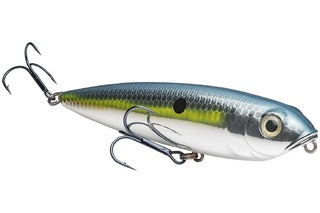 Strike King KVD Sexy Dawg Jr 3.75in 1/2oz Chrome Sexy Shad