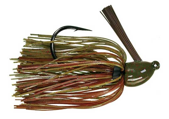 Strike King Hack Attack Jig 3/4oz Green Pumpkin Craw