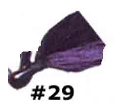 Arkie Rubber Jig 1/4oz 6/cd Black/Purple