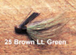 Arkie Bucktail 1/4oz 6/cd Brown/Green