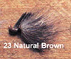 Arkie Bucktail 1/4oz 6/cd Natural Brown