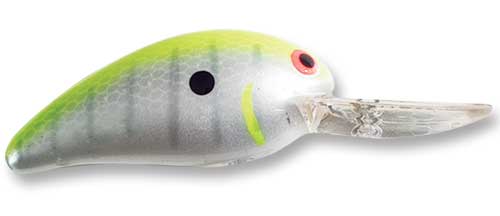 Bomber Model A 3/8 2-1/2 3-5ft Chartreuse Shad