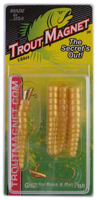 Leland Trout Magnet 1/64oz 9ct Mealworm Gold