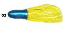 Southern Pro Umbrella Crappie Tube 2"10ct Blue/Chartreuse