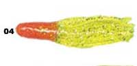 Southern Pro Umbrella Crappie Tube 2"10ct Orange/Chartreuse Sparkle