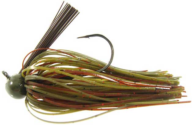 Strike King Tour Grade Football Jig 1/2oz Green Pumpkin