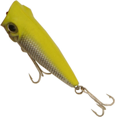 Creme Pond Favorites Popper 2" Chartreuse Back