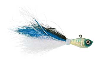 Wahoo Baitfish Bucktail Jig 3/8oz Blue Shad