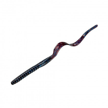 Yum Ribbontail Worm 7in 12ct Blue Flek