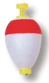 Betts Foam Float Unweighted Pear 1.50in 50ct Red/White