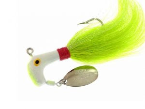 Blakemore Road Runner Bucktail 1oz 6/0 Ch-Wh/Red/Chart