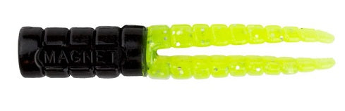 Leland Crappie Magnet 1.5in 15ct Black/Chartreuse Flash