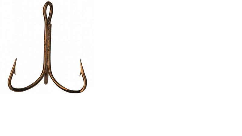 Mustad Treble Triple Grip Bronze 10ct Size 6