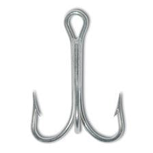 Mustad Treble Hook Nickle 25ct Size 2