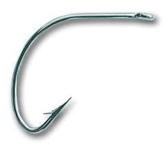 Mustad Wide Gap Hook Nickle 100ct  Size 6/0