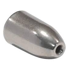 Bullet Weight Tungsten Worm Sinker Natural 1/2oz 2ct