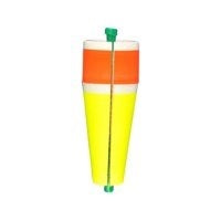 Comal Poppin Floats Slotted Weighted 5in Red/Yellow 12ct