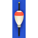 Comal Pear Slip Stick Float Weighted 1.00in 25ct Red/White