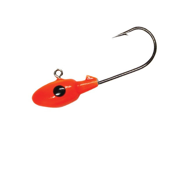 Bobby Garland Mo Glo Jig Head 1/8oz 10ct Orange Glo