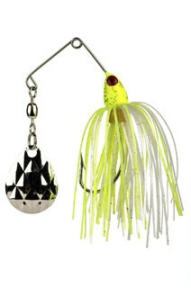 Mini-King Spinnerbait / Chartreuse Head Chartreuse/White Skirt