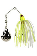 Strike King Mini-King Spinnerbait  Chartreuse Head ChartreuseWhite Skirt