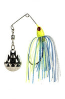 Strike King Mini-King Spinnerbait  Chart Head ChartreuseBlueSilver Skirt