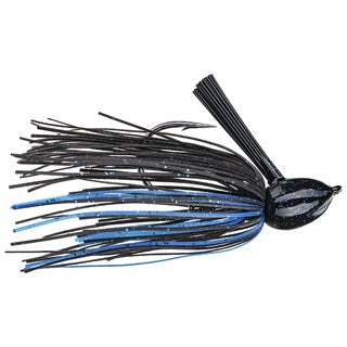 Strike King Hack Attack Fluro Jig 3/4oz Black/Blue