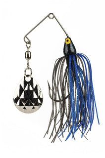 Mini-King Spinnerbait / Black Blue Head/Black Blue Skirt