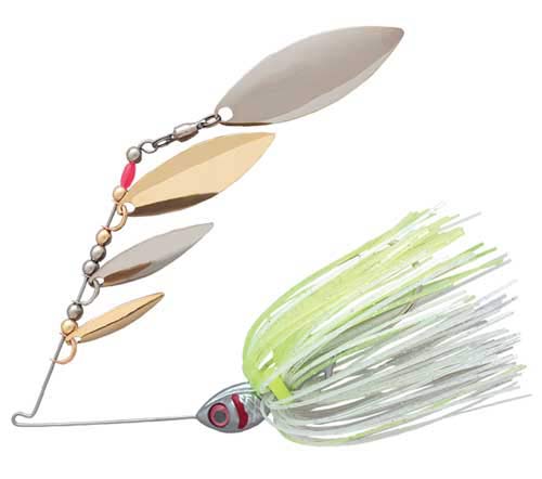 Booyah Super Shad 3/8oz Silver Chartreuse