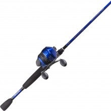 Zebco Custom-Z Spincast Combo Red 10lb 6ft 2pc