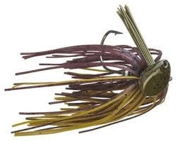 Buckeye Flat Top Finesse Jig 1/4oz Green Pumpkin