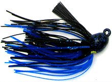 Strike King Bitsy Flip 3/8oz Black/Blue