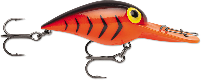 Storm Wiggle Wart 2" 3/8 Fluor Red/Black HB